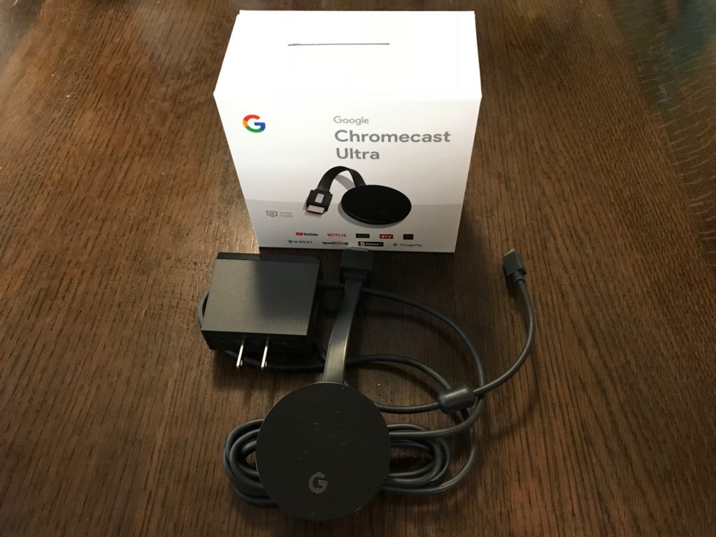 Google の Chromecast Ultra