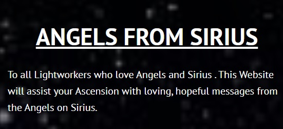 ANGELS FROM SIRIUS