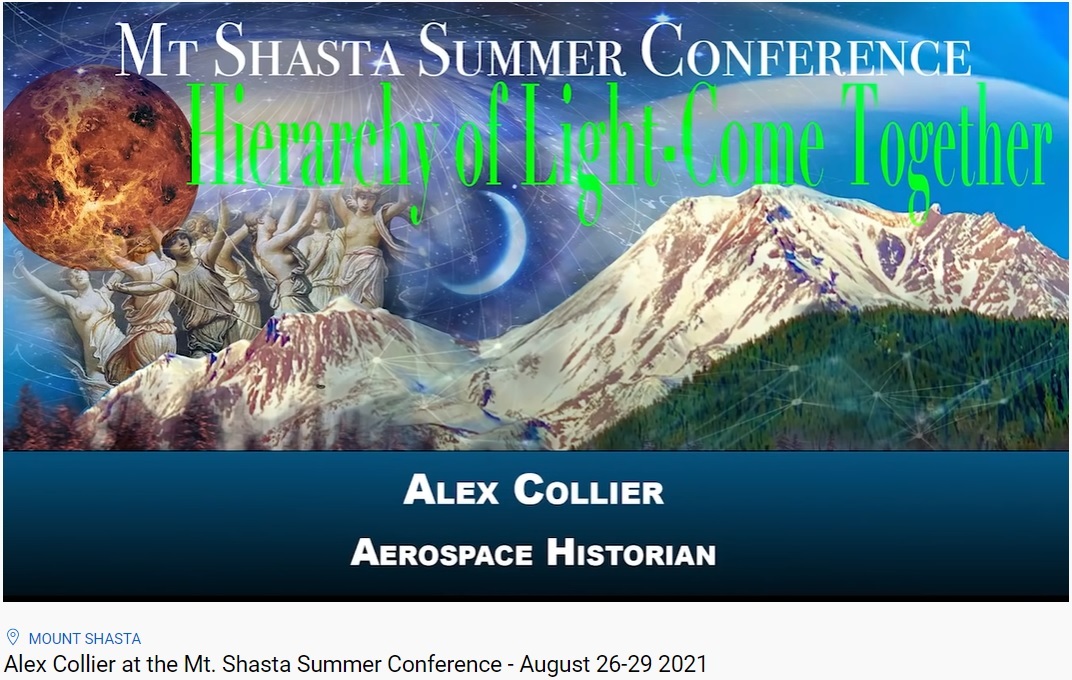 Alex Collier Mt. Shasta Summer Conference