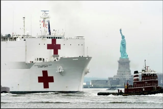 米海軍の病院船