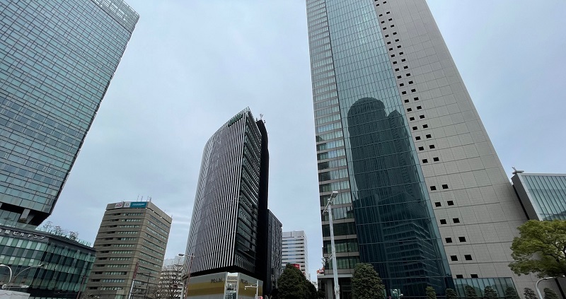 名古屋駅前の高層ビル群
