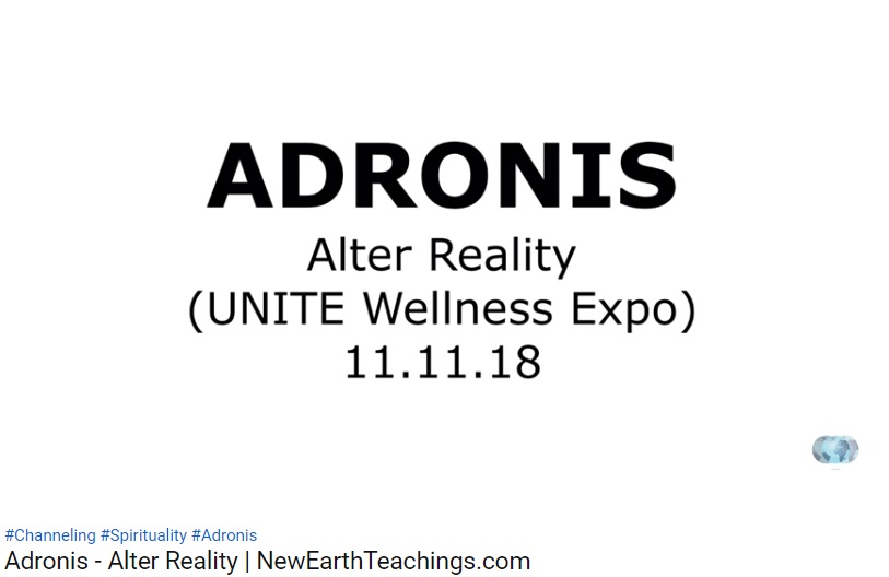 Adronis Alter Reality on Nov. 11th